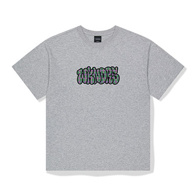 WKNDRS(ウィーケンダーズ)/ PLAID BUBBLE T-SHIRT -2.COLOR-