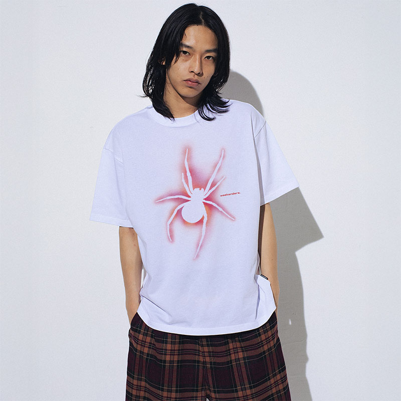 WKNDRS(ウィーケンダーズ)/ SPIDER T-SHIRT -2.COLOR-