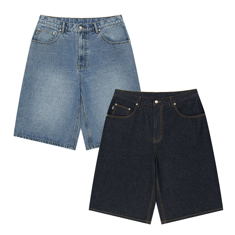 WKNDRS(ウィーケンダーズ)/ G-LOGO DENIM SHORTS -2.COLOR-