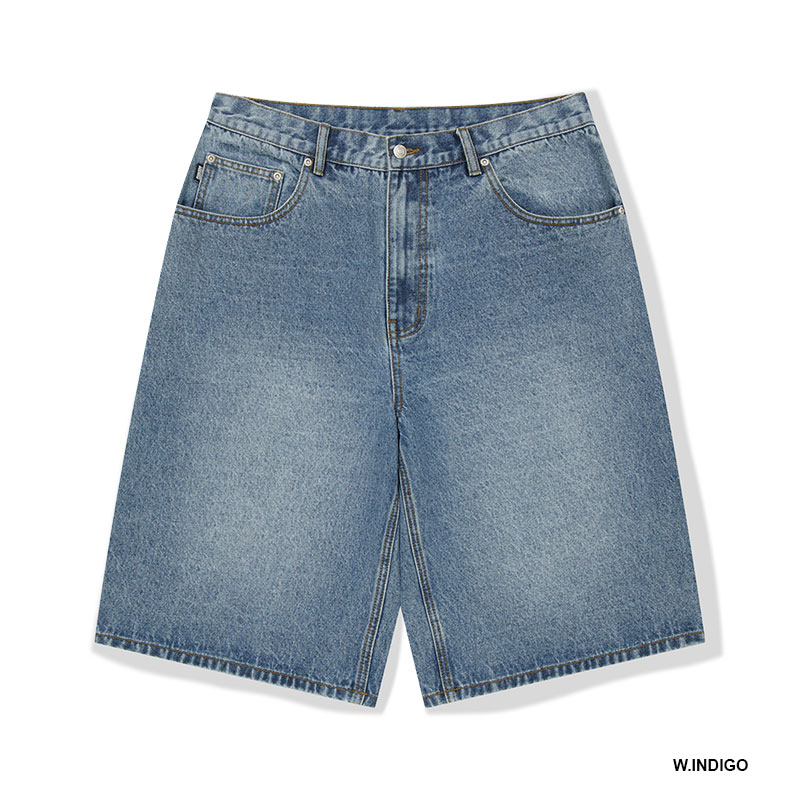 WKNDRS(ウィーケンダーズ)/ G-LOGO DENIM SHORTS -2.COLOR-