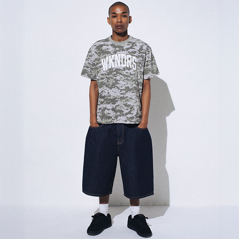 WKNDRS(ウィーケンダーズ)/ G-LOGO DENIM SHORTS -2.COLOR-