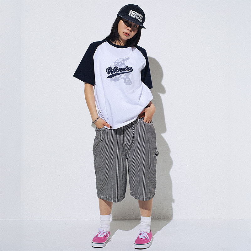WKNDRS(ウィーケンダーズ)/ PINSTRIPE SHORTS -2.COLOR-