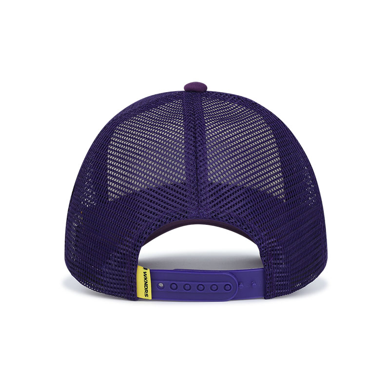 WKNDRS(ウィーケンダーズ)/ COLLAGE TRUCKER CAP -PURPLE-