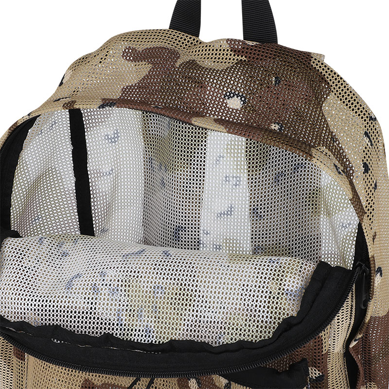 WKNDRS(ウィーケンダーズ)/ CAMO MESH BACKPACK -2.COLOR-
