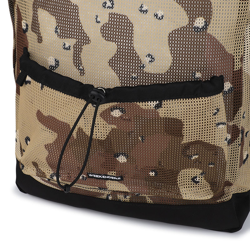 WKNDRS(ウィーケンダーズ)/ CAMO MESH BACKPACK -2.COLOR-