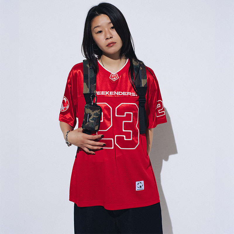 WKNDRS(ウィーケンダーズ)/ CAMO MESH BACKPACK -2.COLOR-