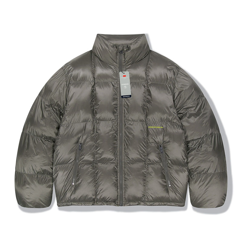 WKNDRS(ウィーケンダーズ)/ BOX PUFFER JACKET -KHAKI-