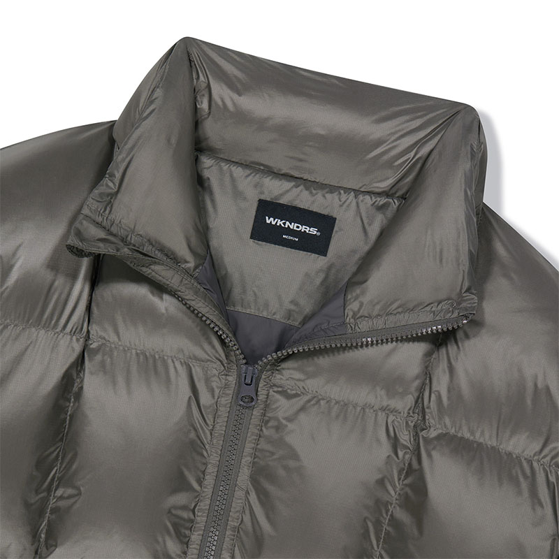 WKNDRS(ウィーケンダーズ)/ BOX PUFFER JACKET -KHAKI-
