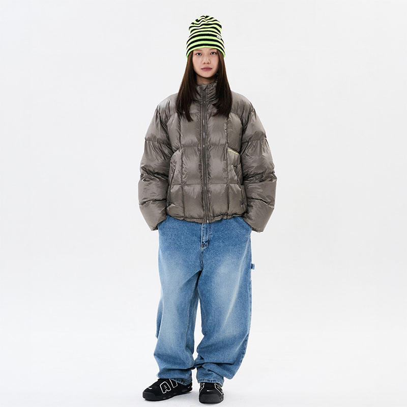 WKNDRS(ウィーケンダーズ)/ BOX PUFFER JACKET -KHAKI-