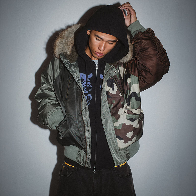 WKNDRS(ウィーケンダーズ)/ N-2B FLIGHT JACKET -CAMO-
