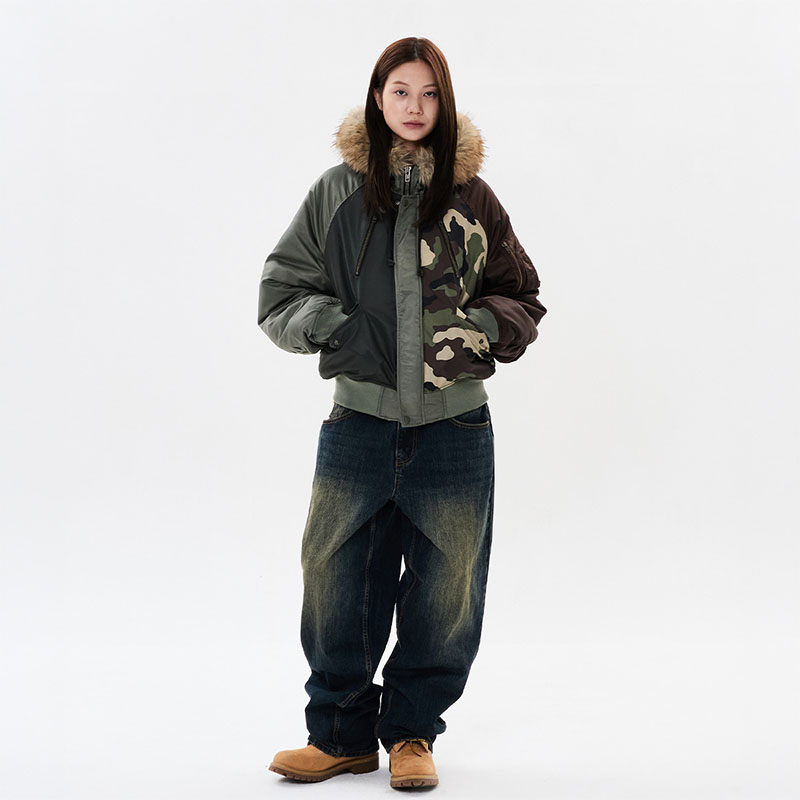 WKNDRS(ウィーケンダーズ)/ N-2B FLIGHT JACKET -CAMO-