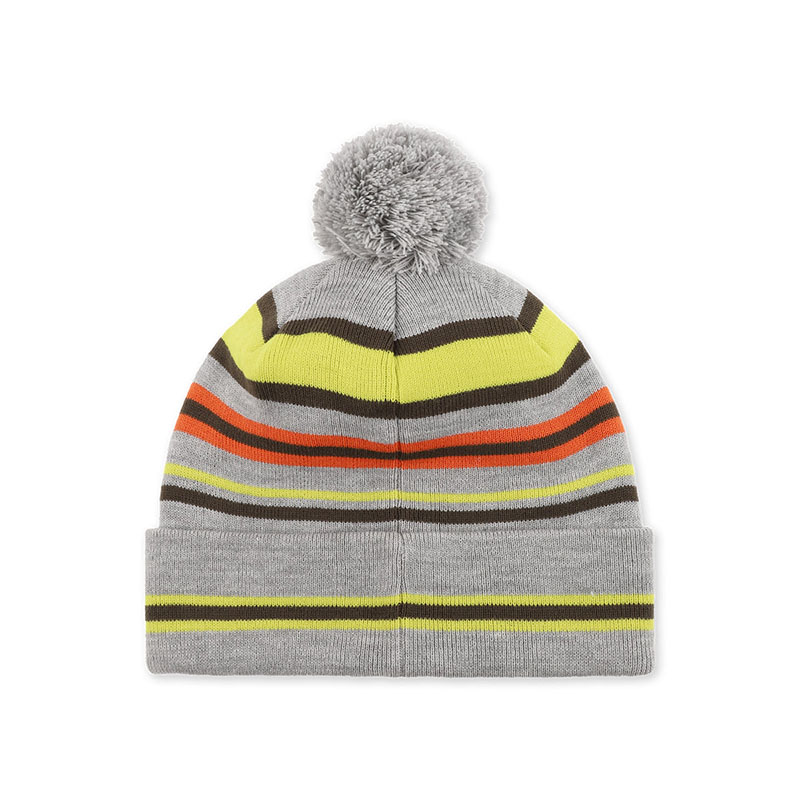 WKNDRS(ウィーケンダーズ)/ MULTI-STRIPE POM POM BEANIE -2.COLOR-