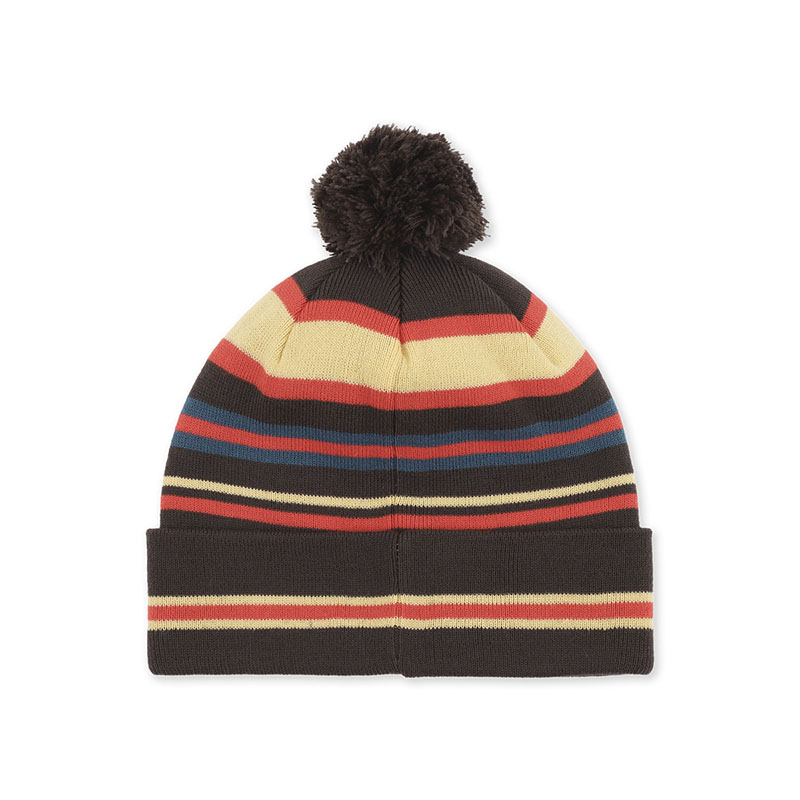 WKNDRS(ウィーケンダーズ)/ MULTI-STRIPE POM POM BEANIE -2.COLOR-