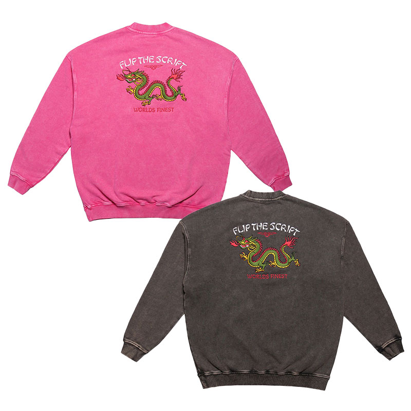 FLIP THE SCRIPT(フリップザスクリプト)/ DRAGON CREW SWEAT -2.COLOR-
