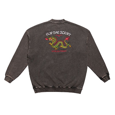 FLIP THE SCRIPT(フリップザスクリプト)/ DRAGON CREW SWEAT -2.COLOR-