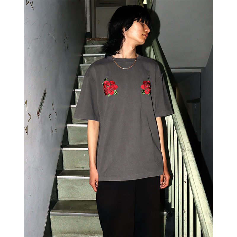 FLIP THE SCRIPT(フリップザスクリプト)/ CRANE SS TEE -WASHED BLACK-