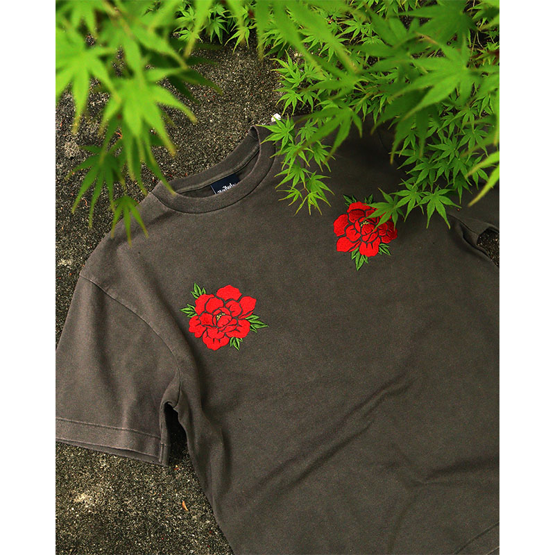 FLIP THE SCRIPT(フリップザスクリプト)/ CRANE SS TEE -WASHED BLACK-