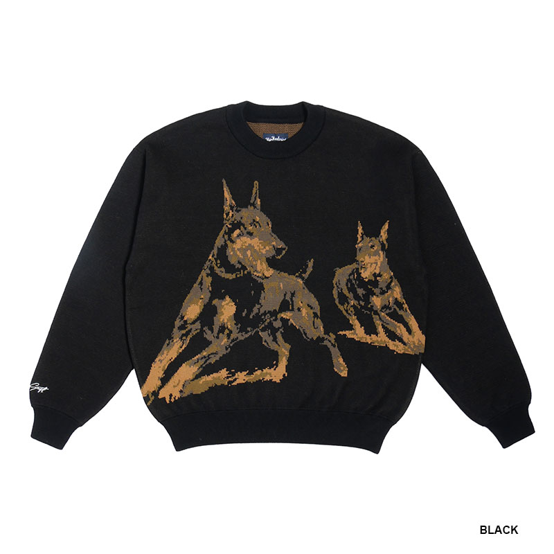 FLIP THE SCRIPT(フリップザスクリプト)/ DOGS KNIT CREW -3.COLOR-