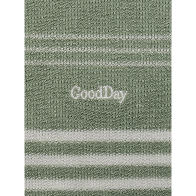 GOOD DAY(グッデイ)/ BORDER SS KNIT POLO -3.COLOR-