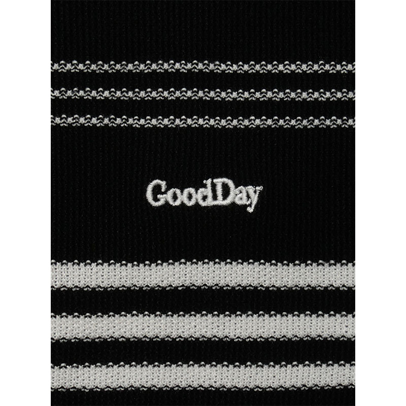 GOOD DAY(グッデイ)/ BORDER SS KNIT POLO -3.COLOR-