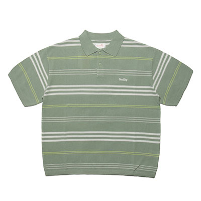 GOOD DAY(グッデイ)/ BORDER SS KNIT POLO -3.COLOR-