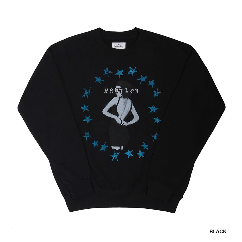 MONTLEY(モーレー)/ STAR CREW SWEAT -3.COLOR-