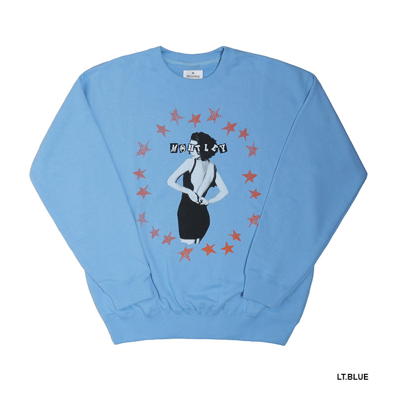 MONTLEY(モーレー)/ STAR CREW SWEAT -3.COLOR-