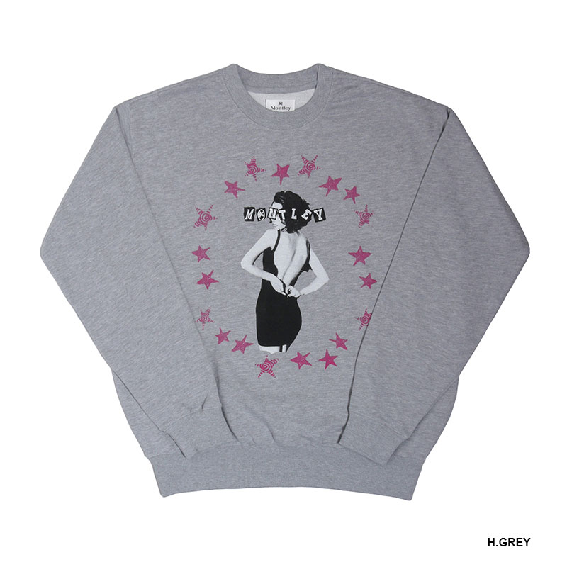 MONTLEY(モーレー)/ STAR CREW SWEAT -3.COLOR-