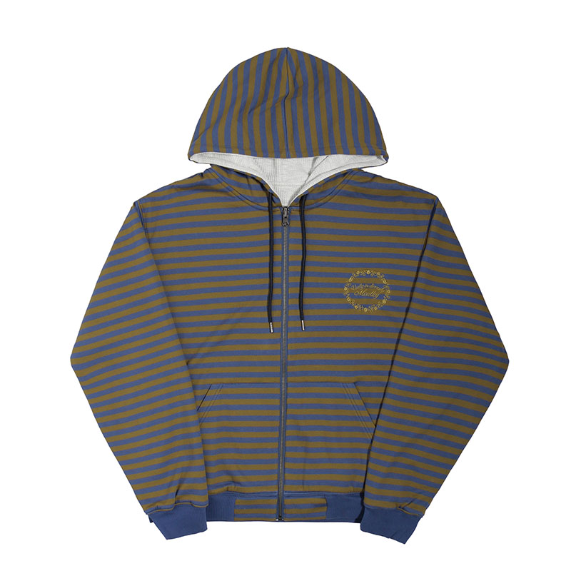 MONTLEY(モーレー)/ BORDER REVERSIBLE ZIP HOOD -3.COLOR-