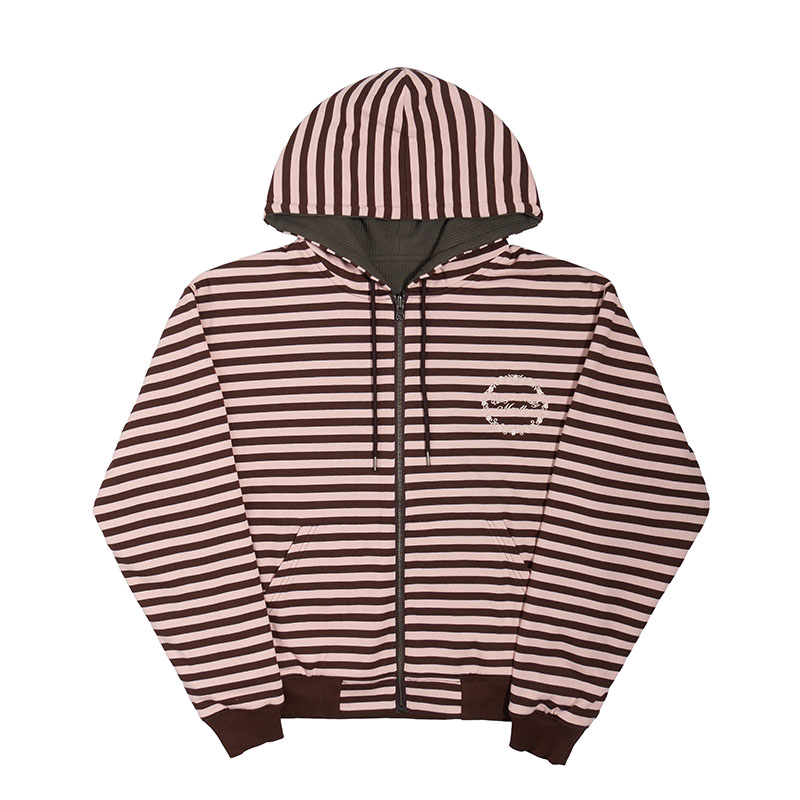 MONTLEY(モーレー)/ BORDER REVERSIBLE ZIP HOOD -3.COLOR-