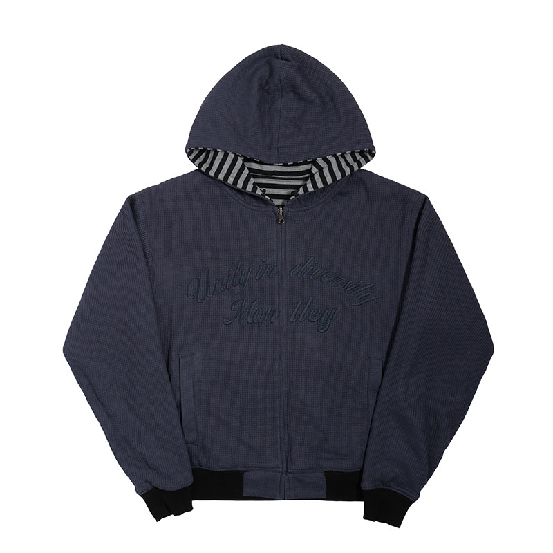 MONTLEY(モーレー)/ BORDER REVERSIBLE ZIP HOOD -3.COLOR-