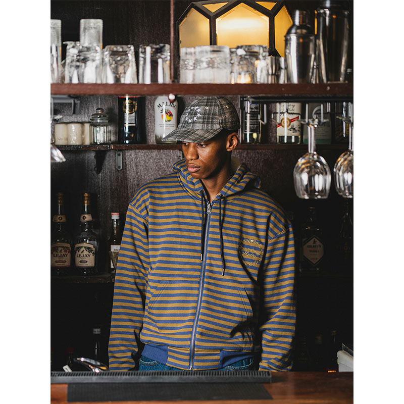 MONTLEY(モーレー)/ BORDER REVERSIBLE ZIP HOOD -3.COLOR-