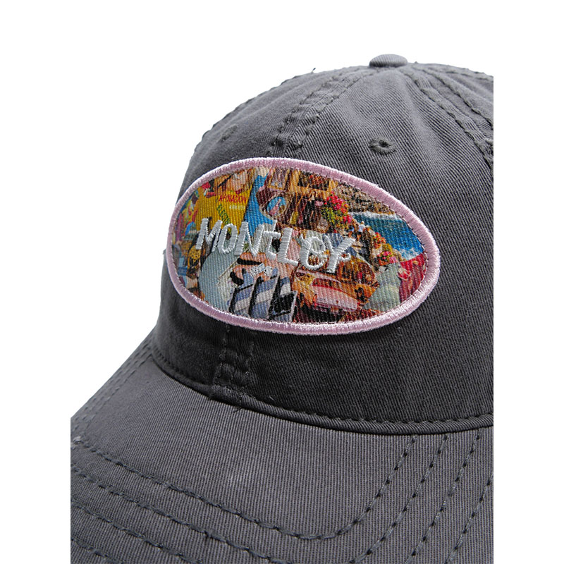 MONTLEY(モーレー)/ PHOTO PATCH DAMAGE CAP -2.COLOR-