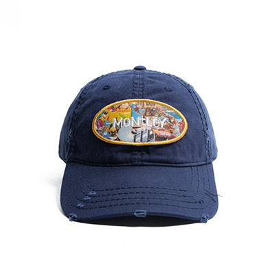 MONTLEY(モーレー)/ PHOTO PATCH DAMAGE CAP -2.COLOR-
