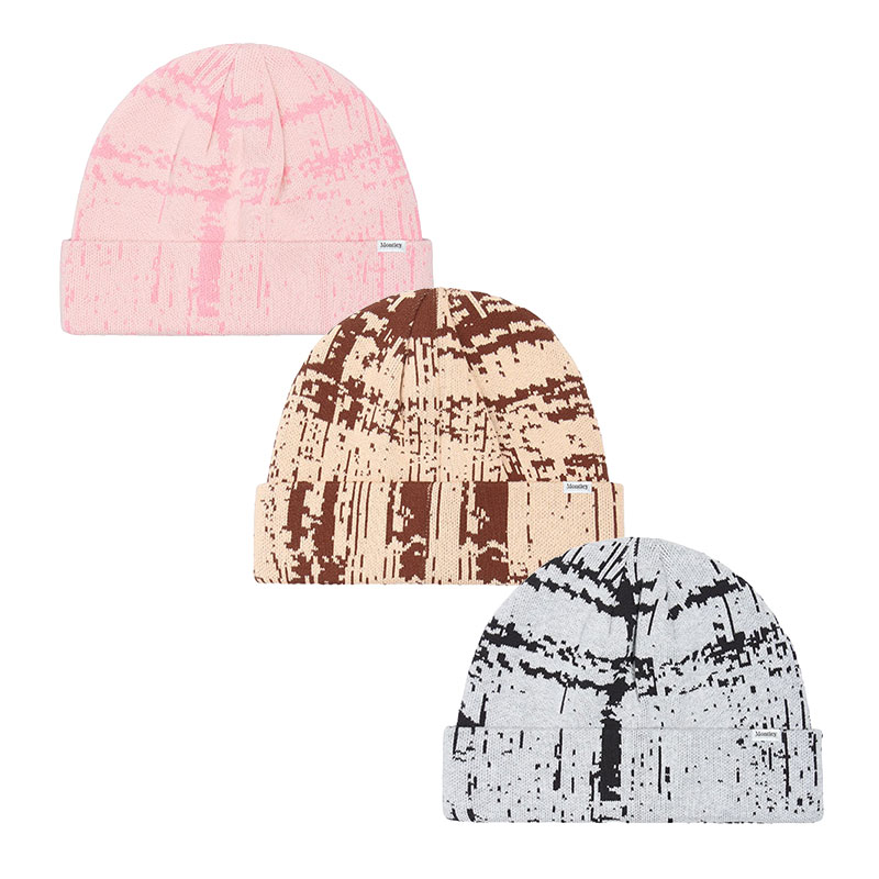 MONTLEY(モーレー)/ CHECK KNIT CAP -3.COLOR-
