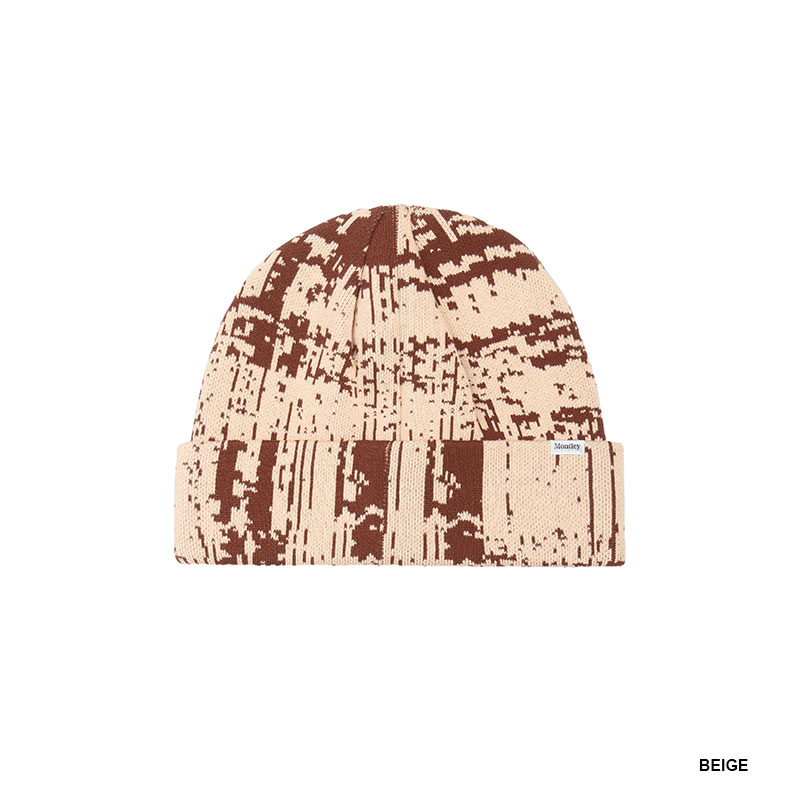 MONTLEY(モーレー)/ CHECK KNIT CAP -3.COLOR-