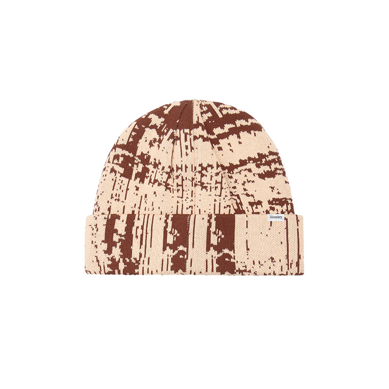 MONTLEY(モーレー)/ CHECK KNIT CAP -3.COLOR-(BEIGE)