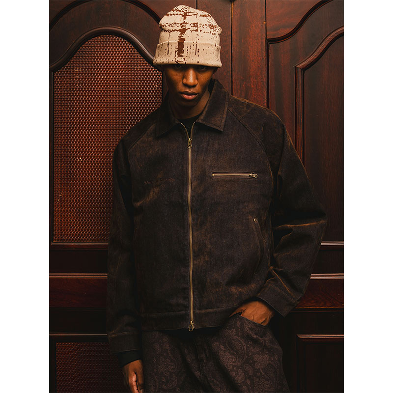 MONTLEY(モーレー)/ FLOCK DENIM JACKET -INDIGO-