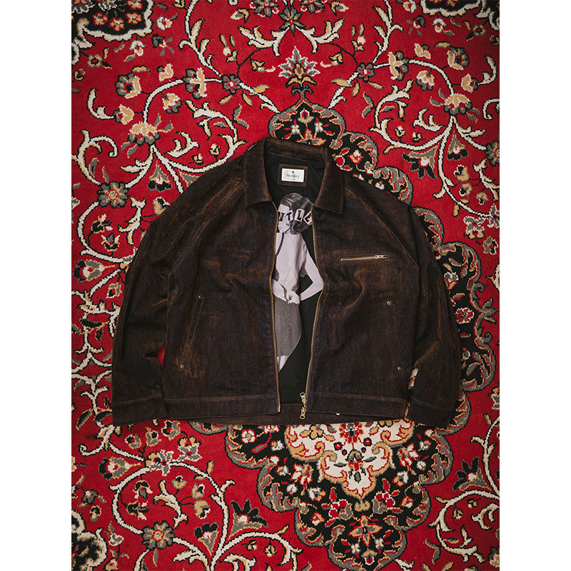 MONTLEY(モーレー)/ FLOCK DENIM JACKET -INDIGO-