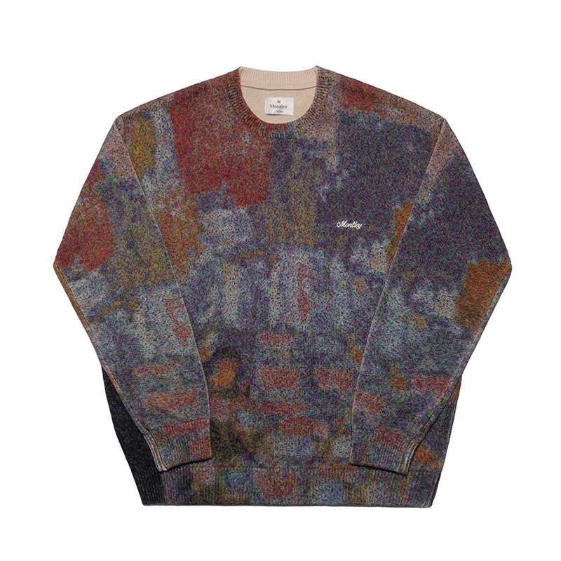 MONTLEY(モーレー)/ DREAMLIKE CREW KNIT -3.COLOR-(MULTI)