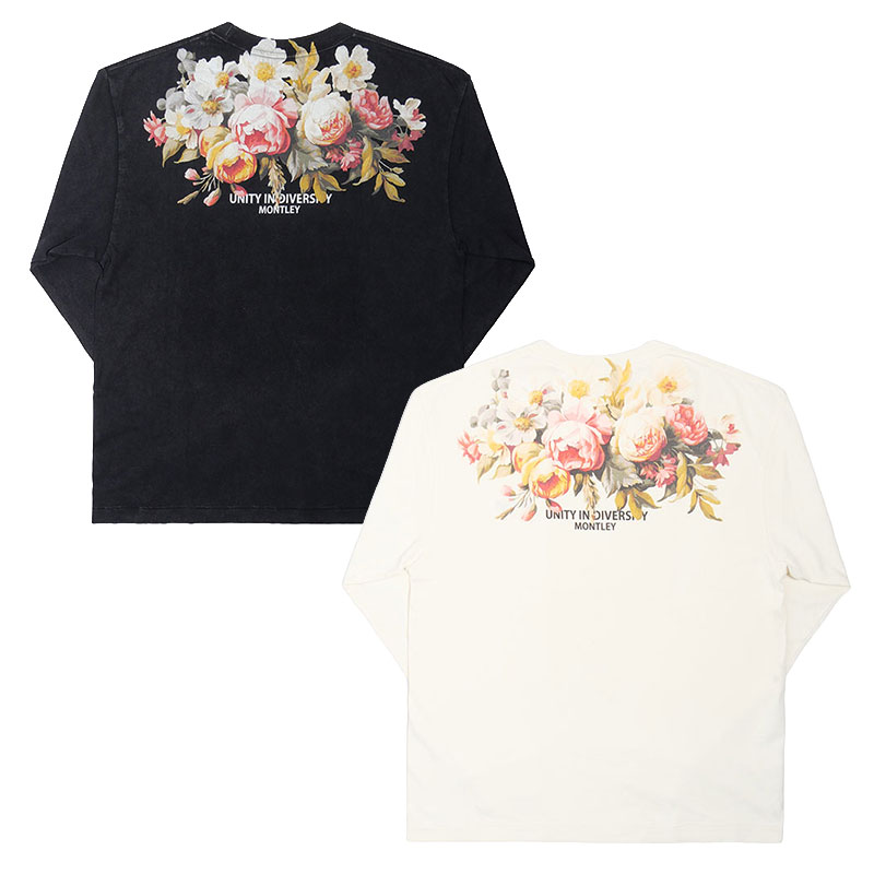MONTLEY(モーレー)/ FLOWER FADE LS TEE -2.COLOR-