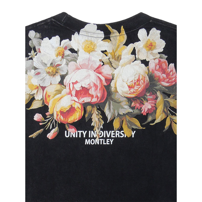 MONTLEY(モーレー)/ FLOWER FADE LS TEE -2.COLOR-
