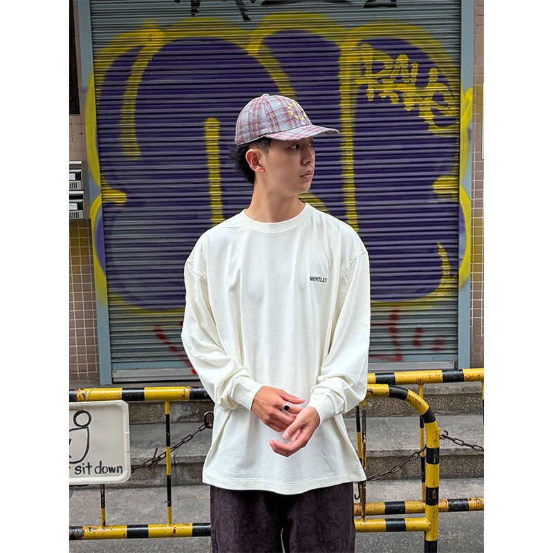 MONTLEY(モーレー)/ FLOWER FADE LS TEE -2.COLOR-