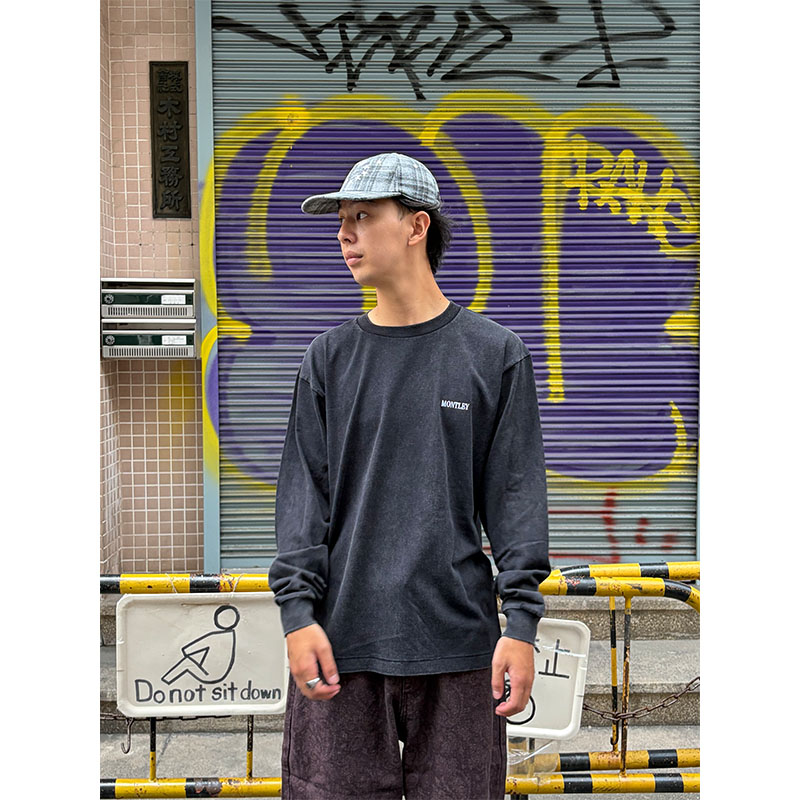 MONTLEY(モーレー)/ FLOWER FADE LS TEE -2.COLOR-