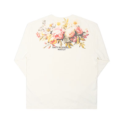 MONTLEY(モーレー)/ FLOWER FADE LS TEE -2.COLOR-