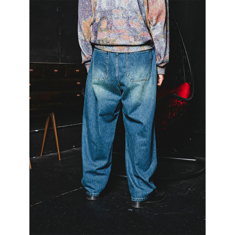 MONTLEY(モーレー)/ BAGGY DENIM PANTS -2.COLOR-