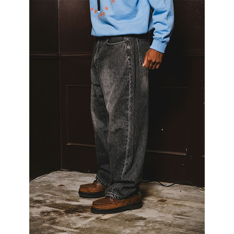 MONTLEY(モーレー)/ BAGGY DENIM PANTS -2.COLOR-