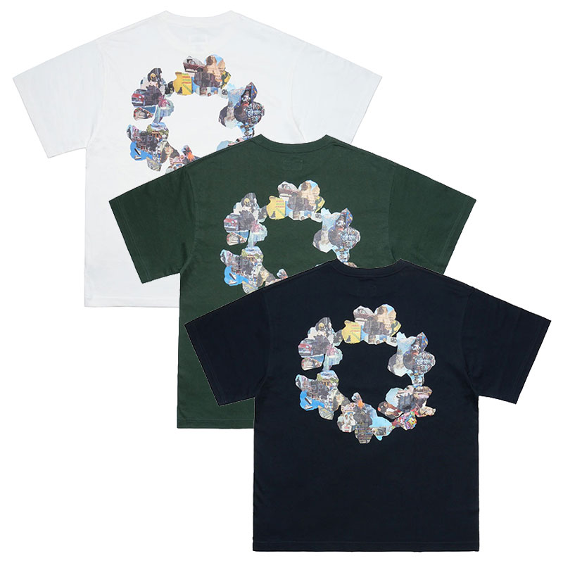 MONTLEY(モーレー)/ PHOTO CIRCLE FLOWER SS TEE -3.COLOR-