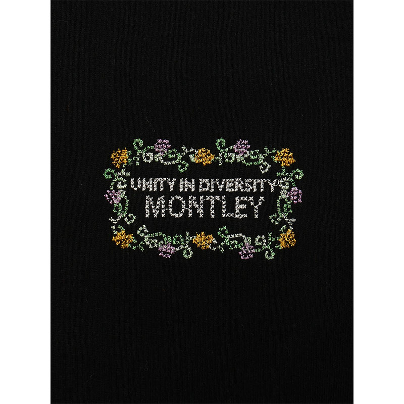 MONTLEY(モーレー)/ FLOWER LOGO PILE CREW SWEAT -3.COLOR-