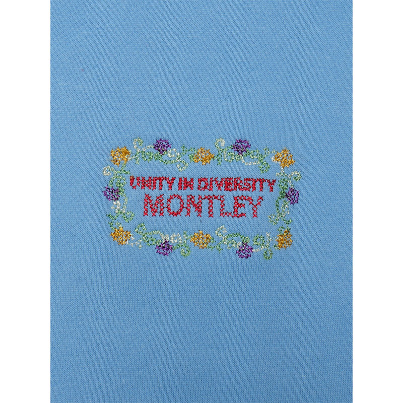 MONTLEY(モーレー)/ FLOWER LOGO PILE CREW SWEAT -3.COLOR-